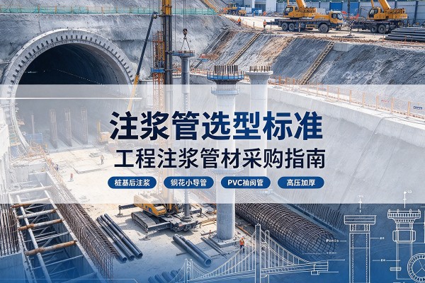 克山注浆管选型标准